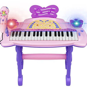 اسباب بازی پیانو الکترونیکی با صندلی و میکروفون My Piano Musical Set With Stool And Microphone_اسباب بازی